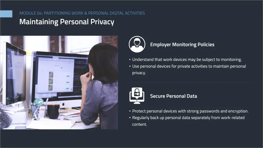 Screenshot 2 to the course Introduction to Data Protection and Cybersecurity.