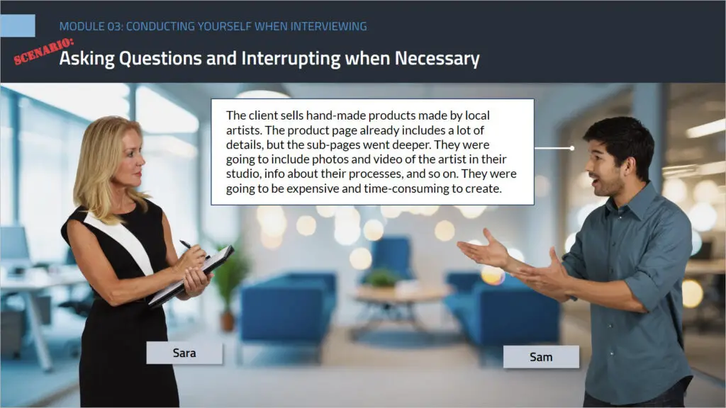 Screenshot 2 to Introduction to Interviewing Candidates.