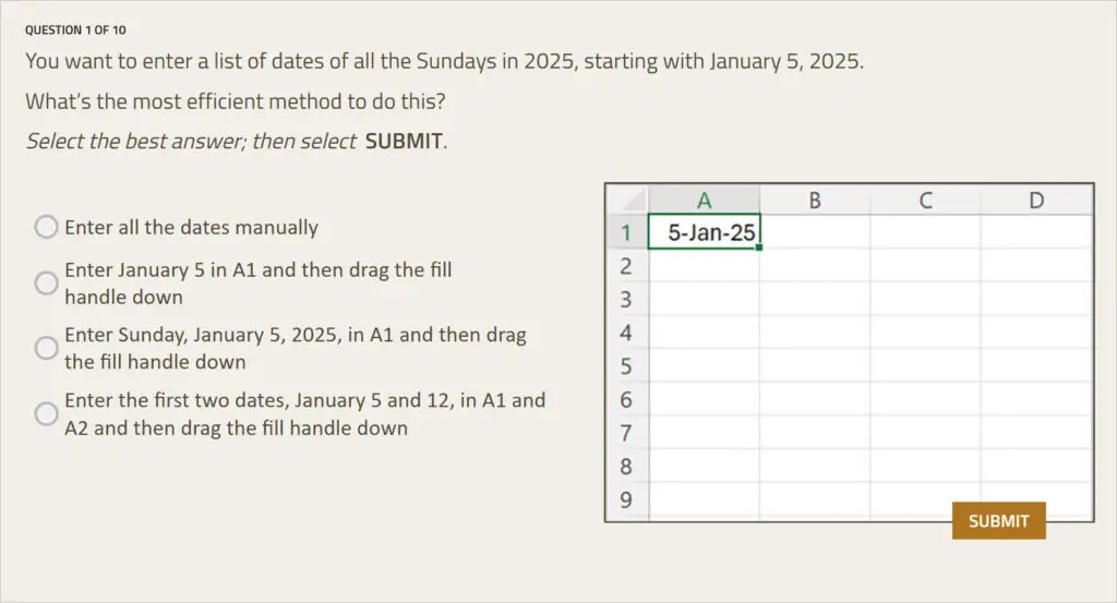 Screenshot three showing Excel table.