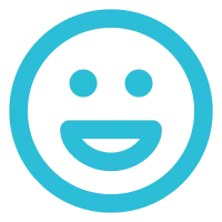 Vector of smiling face.