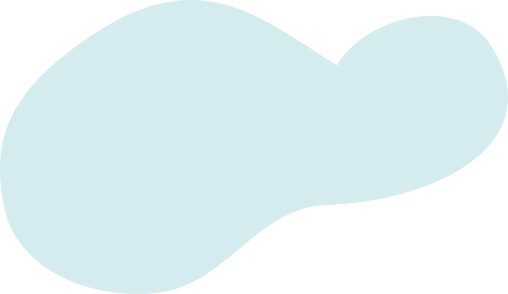 Vector blue blob background drawing.